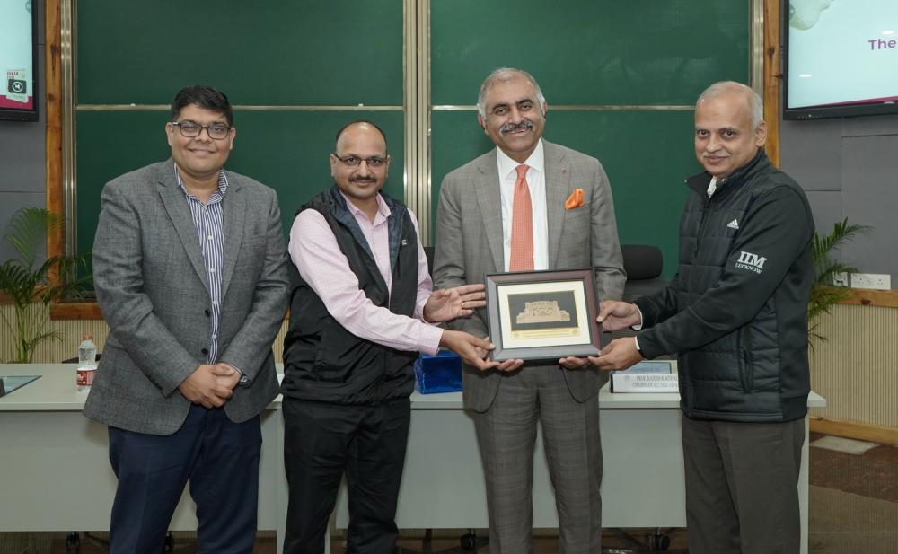 पूर्व छात्र कार्यक्रम 20 नवंबर, 2025 (श्री नितिन सेठ (आईआईएमएल '1996), इंसेडो इंक के सीईओ और सह-संस्थापक, फ्लिपकार्ट के पूर्व सी