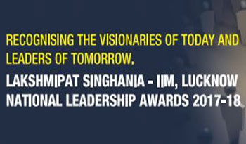 Lakshmipat Singhania - IIM, Lucknow National Leadership Awards 2017-18