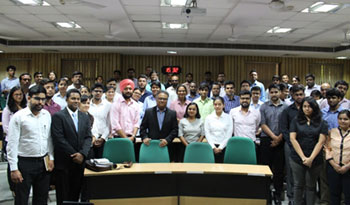 Leadership Talk Series session at IIM Lucknow Noida Campus