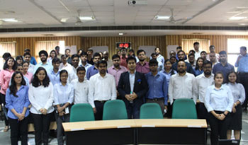 Leadership Talk Series session at IIM Lucknow Noida Campus